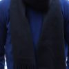 Mann Lacrosse Skjerf Og Torkler | Classic Plain Scarf,Svart