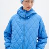 Kvinne InWear Lette Jakker | Ektra Iw Hood Coat,Fall Blue