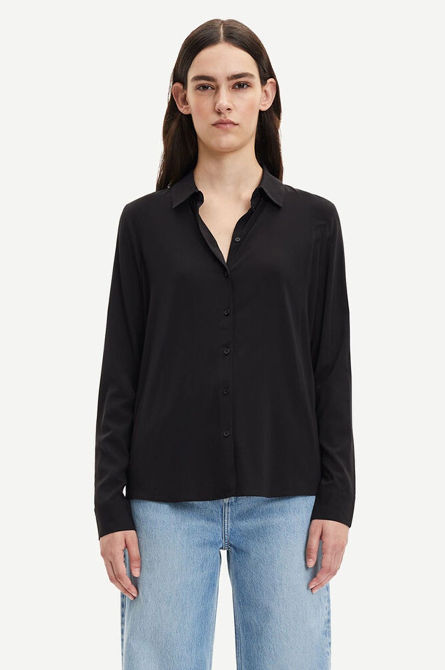 Kvinne Samsøe Samsøe Skjorter | Milly Shirt 9942,Black