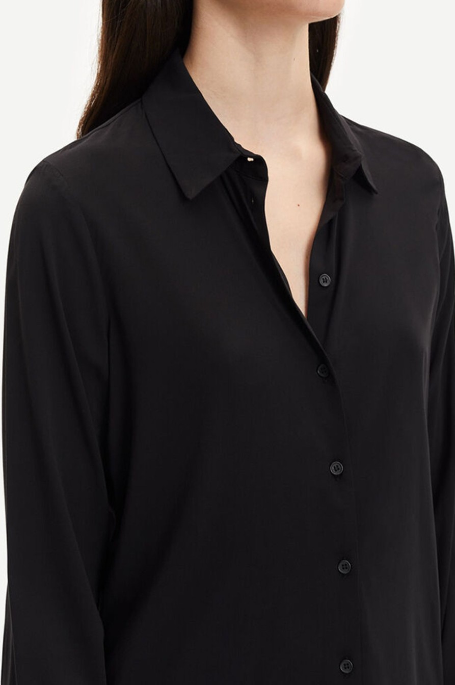 Kvinne Samsøe Samsøe Skjorter | Milly Shirt 9942,Black