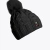 Kvinne Parajumpers Luer Og Hatter | Cable Hat,Sort