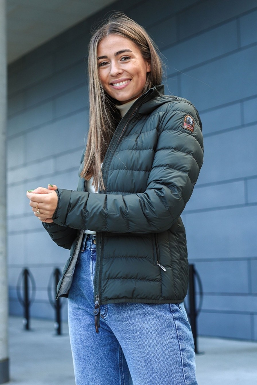 Kvinne Parajumpers Lettdun | Juliet,Mork Gronn