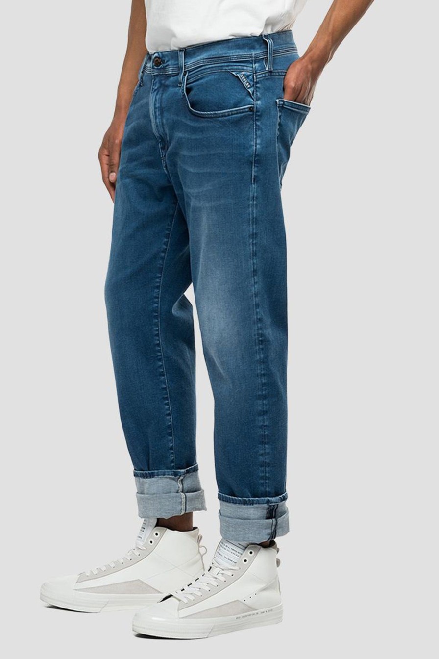 Mann Replay Jeans | Regular Slim Fit Hyperflex,Bla