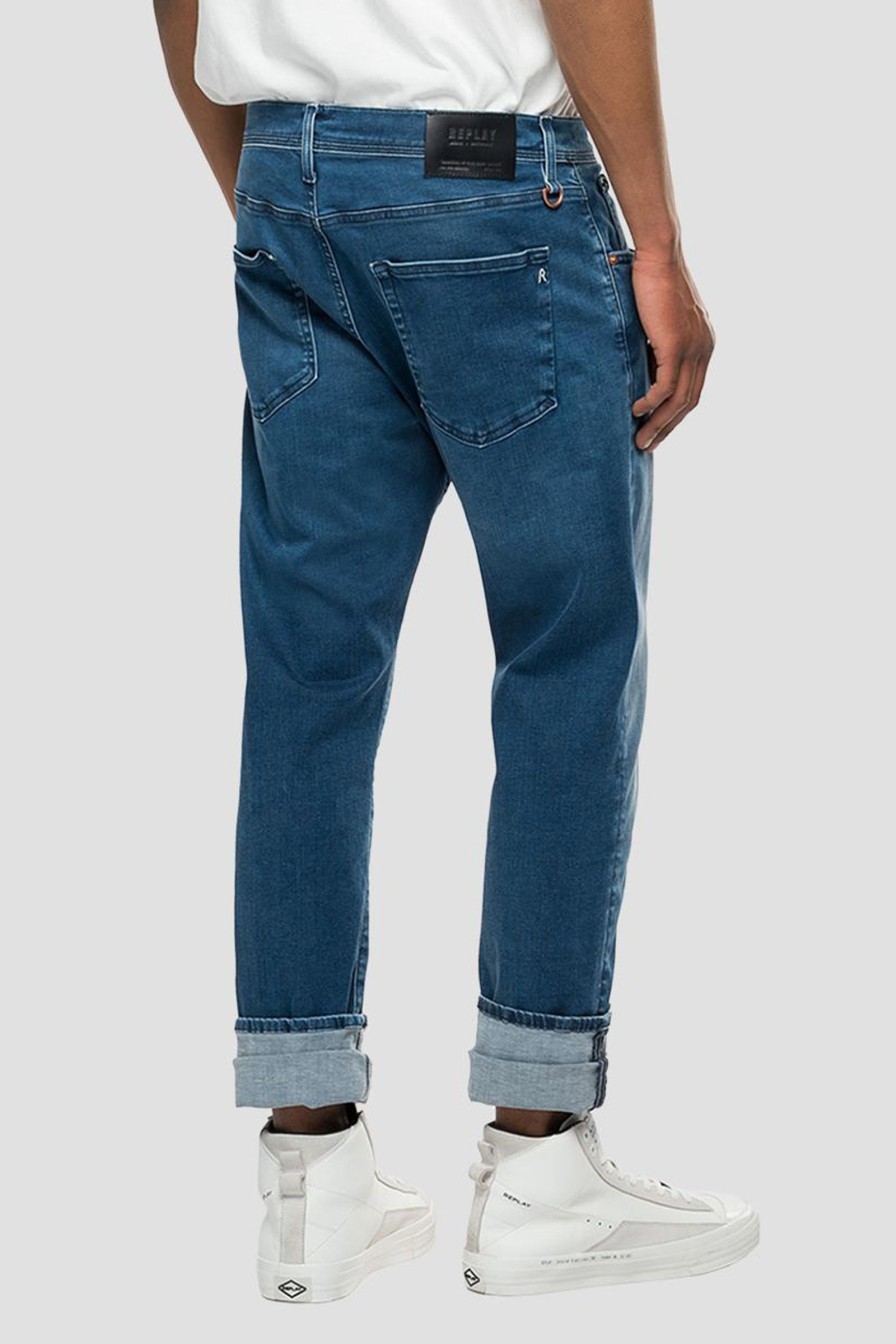 Mann Replay Jeans | Regular Slim Fit Hyperflex,Bla