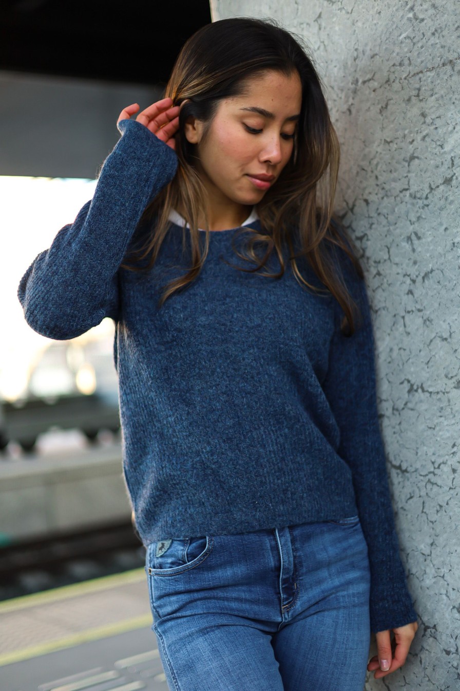 Kvinne Urban Pioneers Gensere | Betzy Sweater,Mork Bla