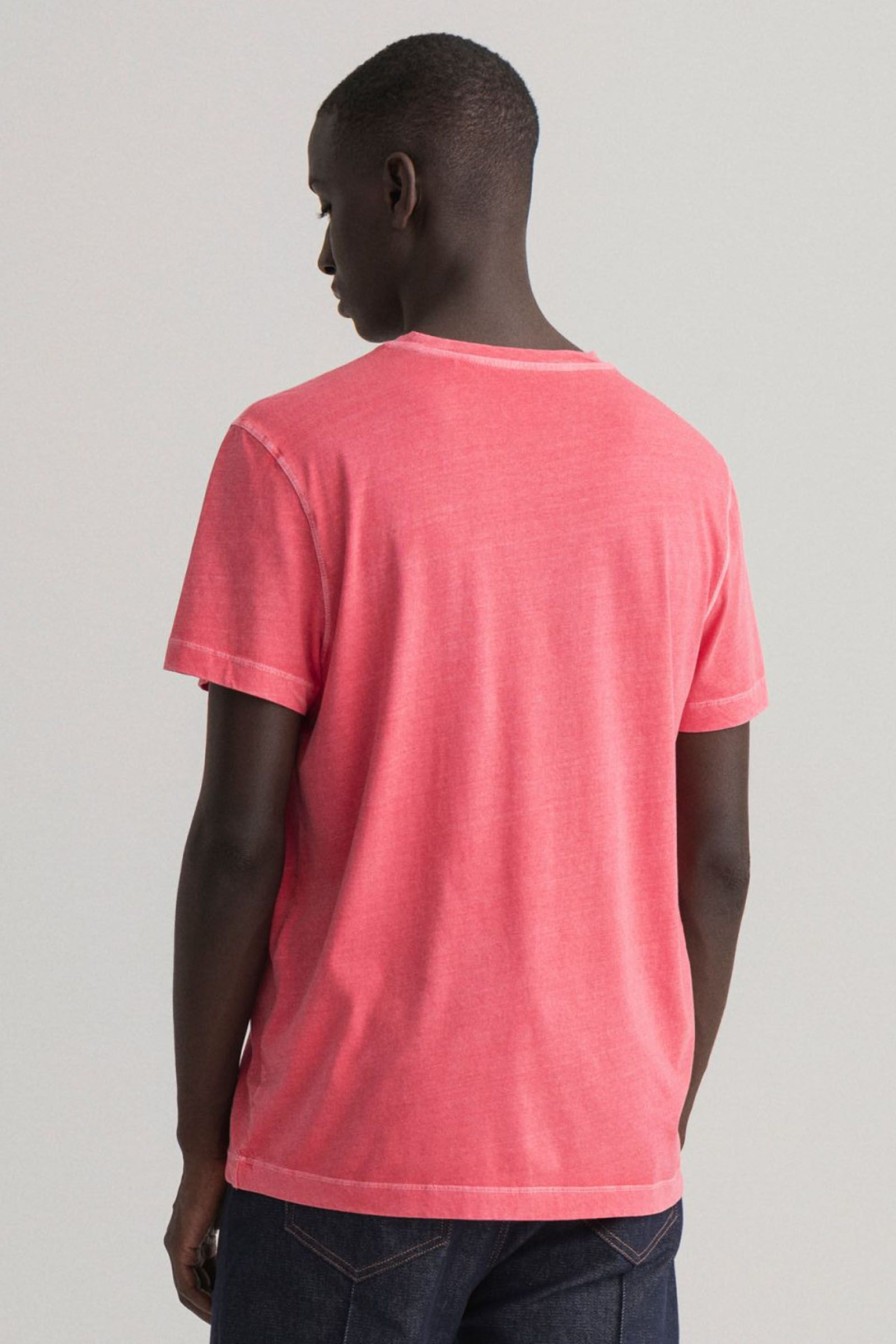 Mann Gant T-Skjorter | Gant Sunfaded T-Shirt,Rosa