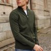 Mann I´m Branded Cardigans | Henrik,Mork Gronn