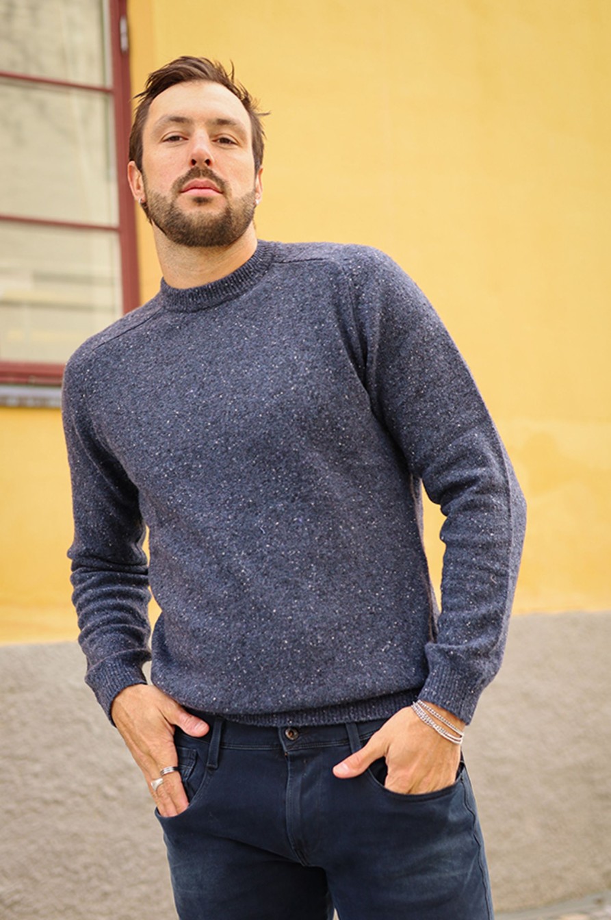 Mann Urban Pioneers Gensere | Adil Sweater,Mork Bla