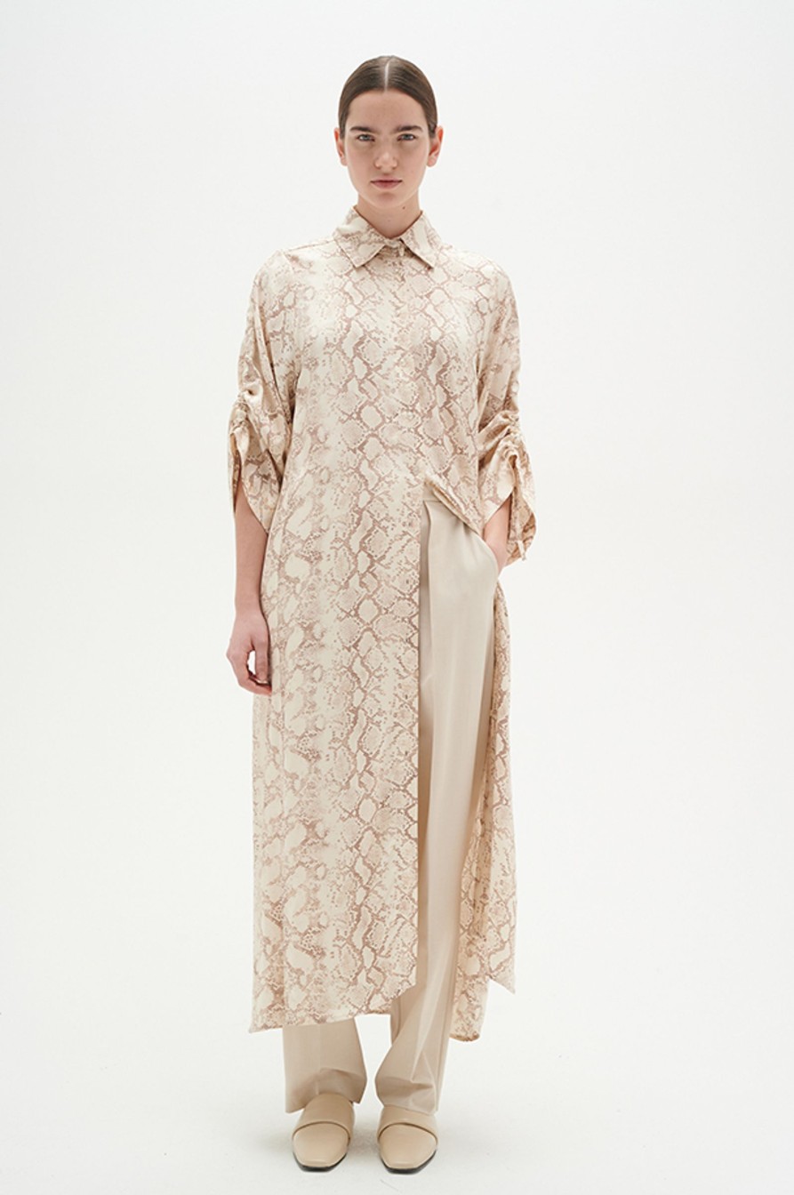 Kvinne InWear Hverdagskjoler | Dwyn Iw Dress,Neutral Oversized Snake