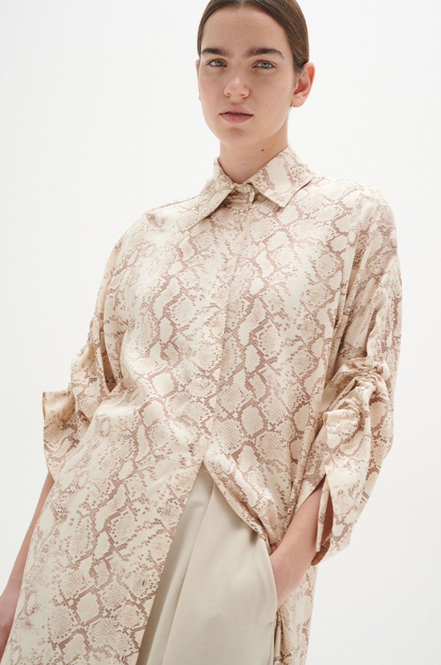 Kvinne InWear Hverdagskjoler | Dwyn Iw Dress,Neutral Oversized Snake