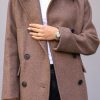 Kvinne InWear Kaper | Perryiw Sailor Coat,Mocha Grey Melange