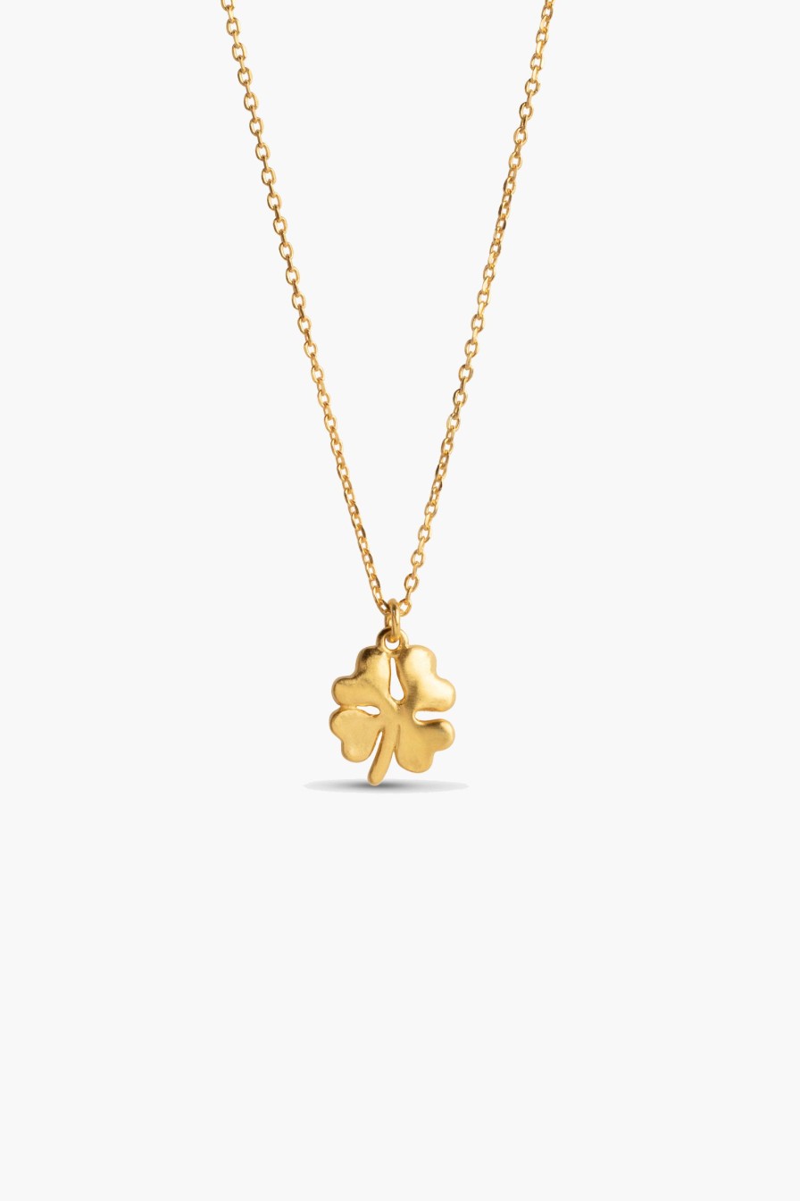 Kvinne ENAMEL Copenhagen Kjeder | Organic Clover Necklace,Gull