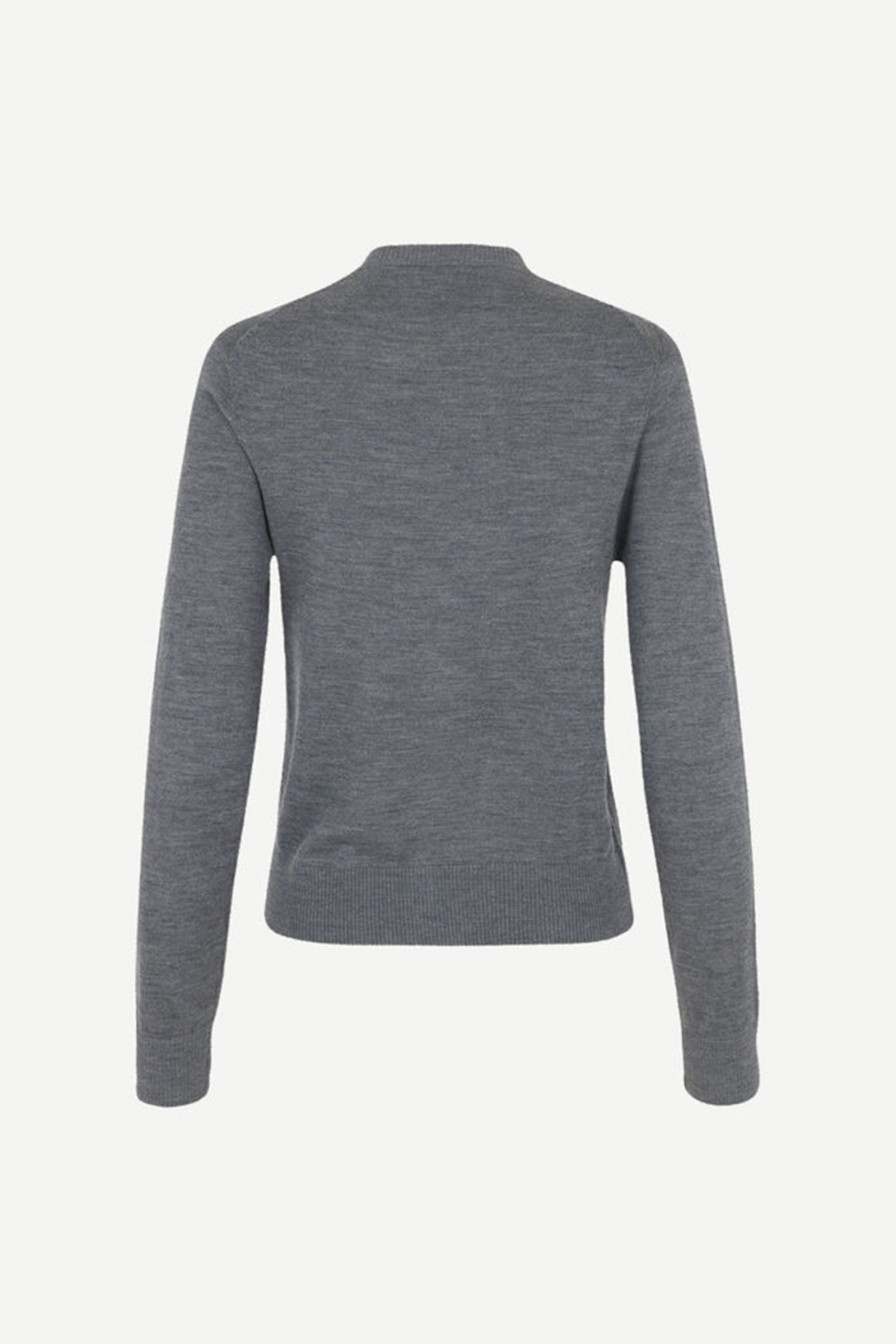 Kvinne Samsøe Samsøe Cardigans | Kleo Cardigan,Dark Grey Mel