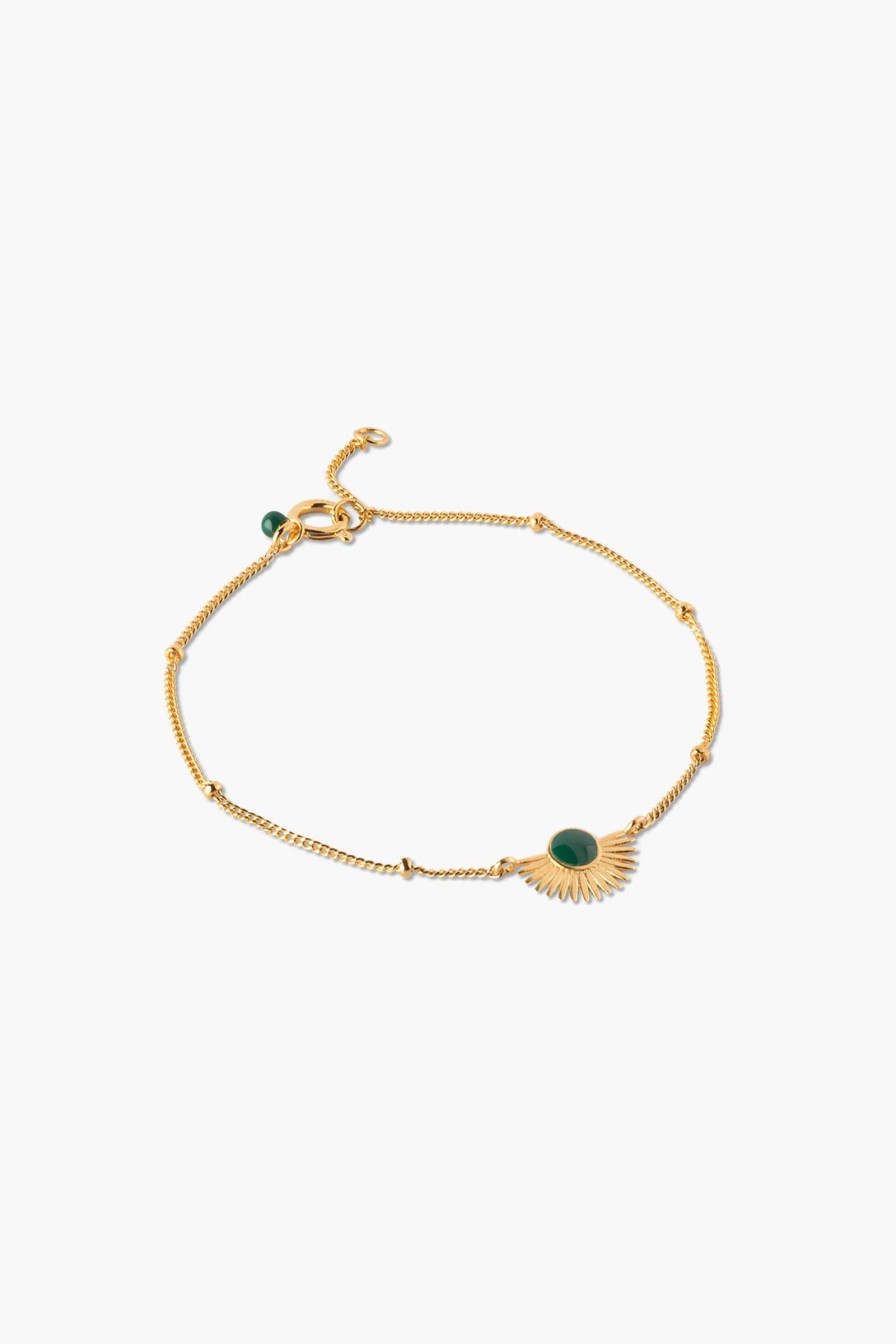 Kvinne ENAMEL Copenhagen Armband | Bracelet Soleil,Gronn