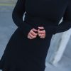 Kvinne Ella&il Hverdagskjoler | Malin Merino Dress,Black