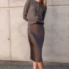 Kvinne Samsøe Samsøe Skjort | Agneta Skirt 12956,Major Brown