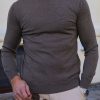 Mann Lacrosse Gensere | Bernie Merino Rollneck,Brun