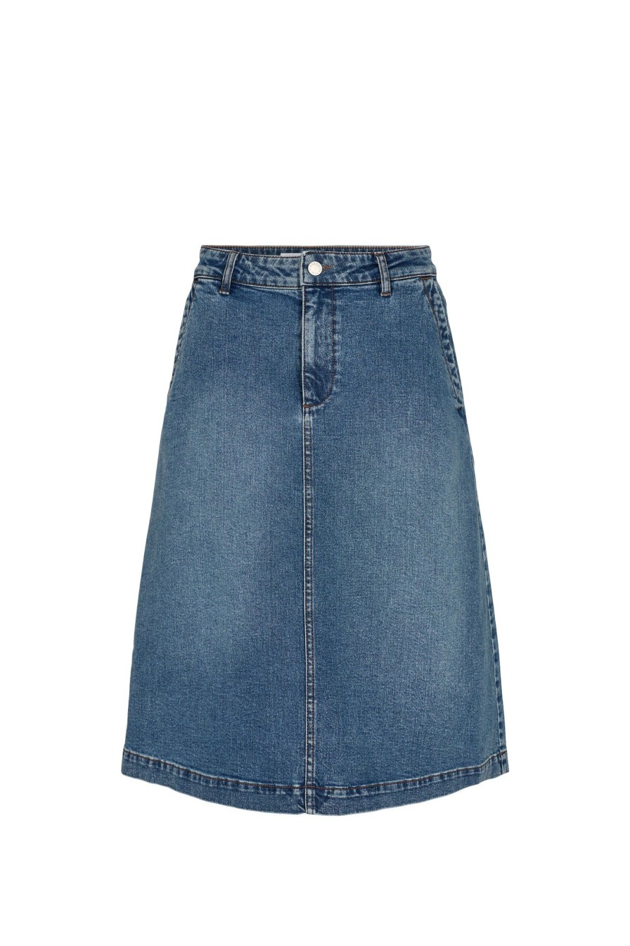 Kvinne Pieszak Skjort | Pd-Aman Skirt,Bla