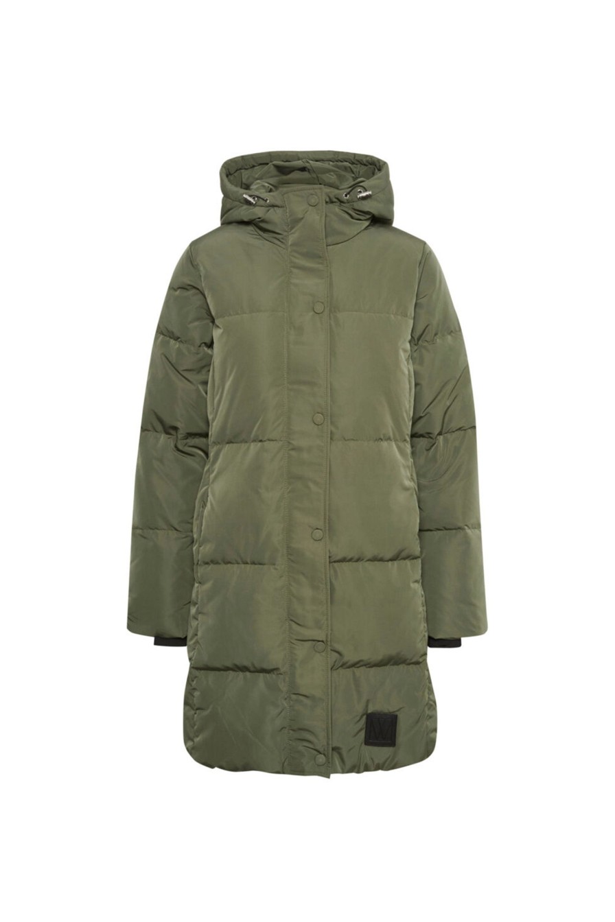 Kvinne InWear Vinterjakker | Phyllys Iw Classic Coat,Beetle Green