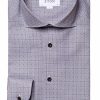 Mann Eton Skjorter | Slim Eton Shirt,Bla Monster