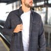 Mann Urban Pioneers Hverdagsskjorter | Kane Overshirt,Navy Check