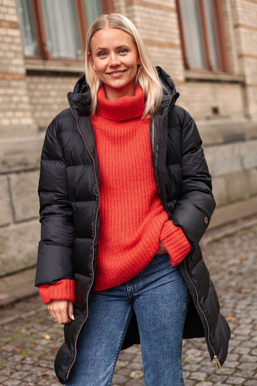 Kvinne Busnel Vinterjakker | Farida Down Coat,Sort