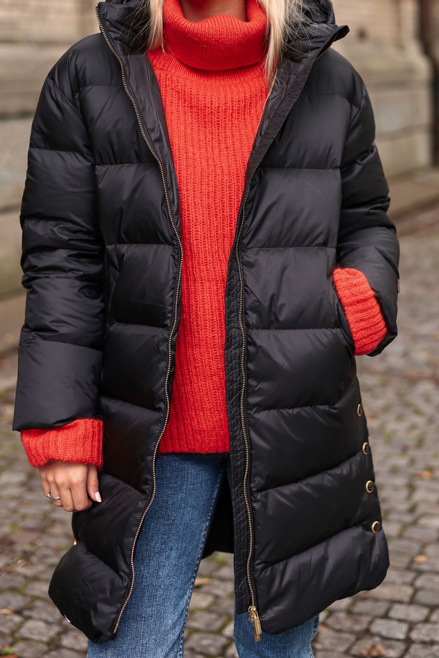 Kvinne Busnel Vinterjakker | Farida Down Coat,Sort