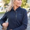 Kvinne Peak Performance Cardigans | W Fleece Snap Cardigan,Black