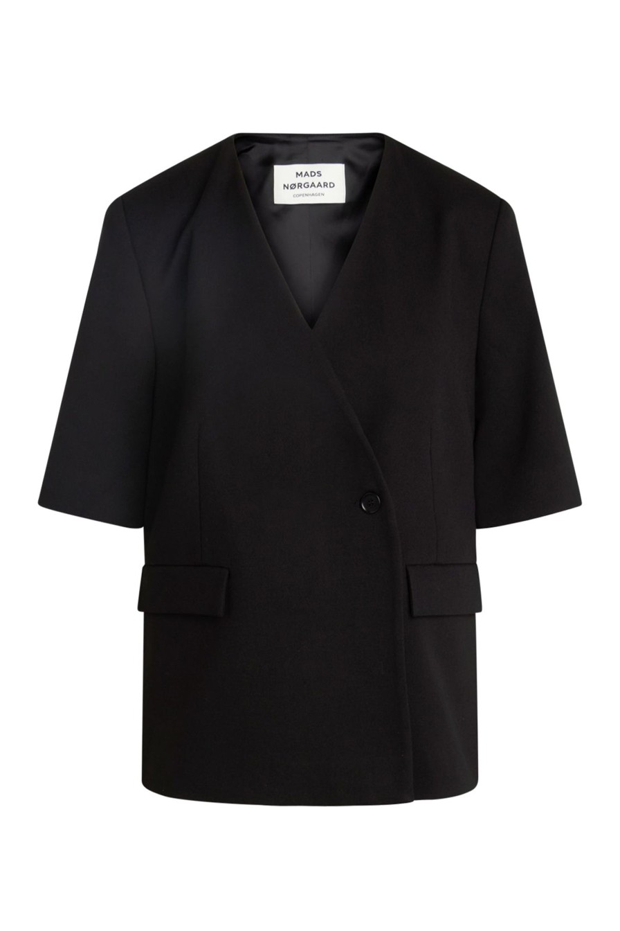 Kvinne Mads Nørgaard Blazere | Soft Suiting Benya Blazer,Black