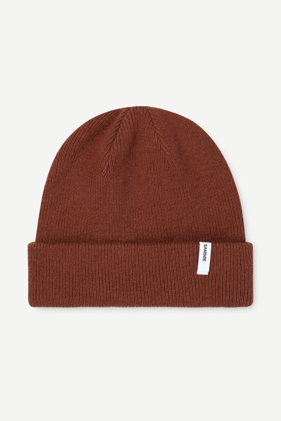 Mann Samsøe Samsøe Luer Og Hatter | The Beanie 2280,Cherry Mahogany