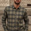 Mann Peak Performance Hverdagsskjorter | M Moment Flannel Shirt,Gronn