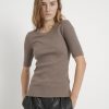 Kvinne InWear T-Skjorter | Dagna Iw T-Shirt,Gra