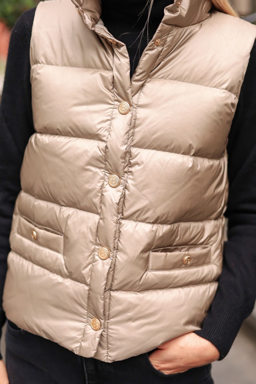 Kvinne Busnel Vester | Amy Down Coat,Beige