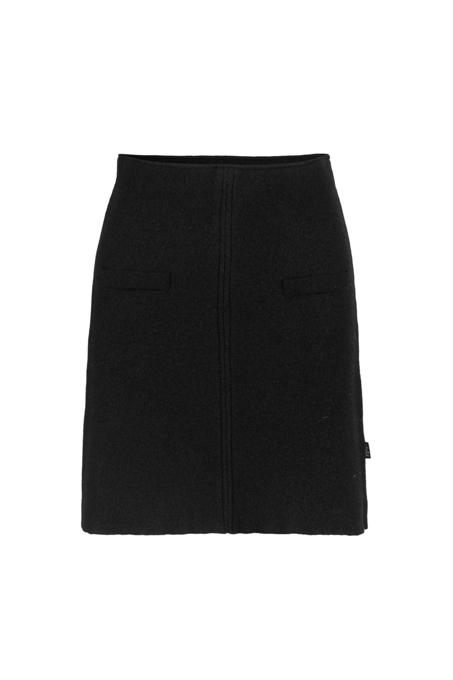 Kvinne Ella&il Skjort | Lillian Merino Skirt,Black