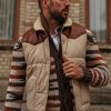 Mann Gran Sasso Vester | Gilet Western,Beige