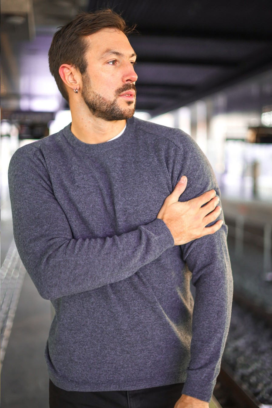 Mann Urban Pioneers Gensere | Constantin Sweater,Denim