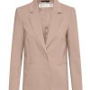 Kvinne InWear Blazere | Zella Iw Classic Short Blazer,Mocha Grey