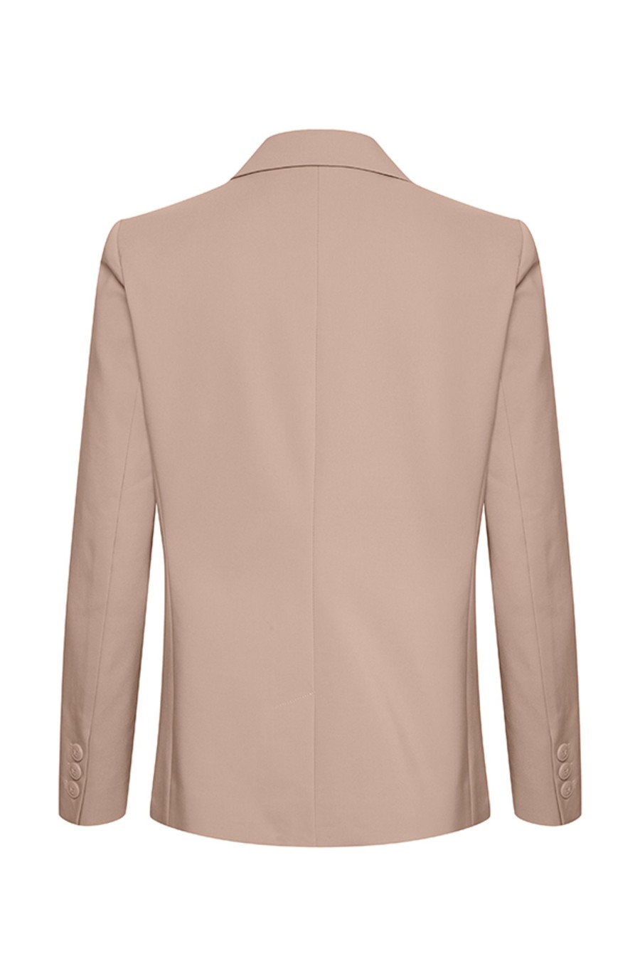 Kvinne InWear Blazere | Zella Iw Classic Short Blazer,Mocha Grey