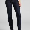 Kvinne Lee Jeans | Marion Straight,Mork Bla