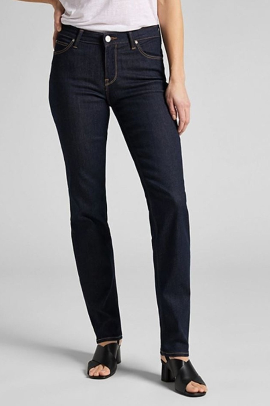 Kvinne Lee Jeans | Marion Straight,Mork Bla