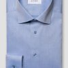 Mann Eton Penskjorter | Blue Dobby Shirt,Blue