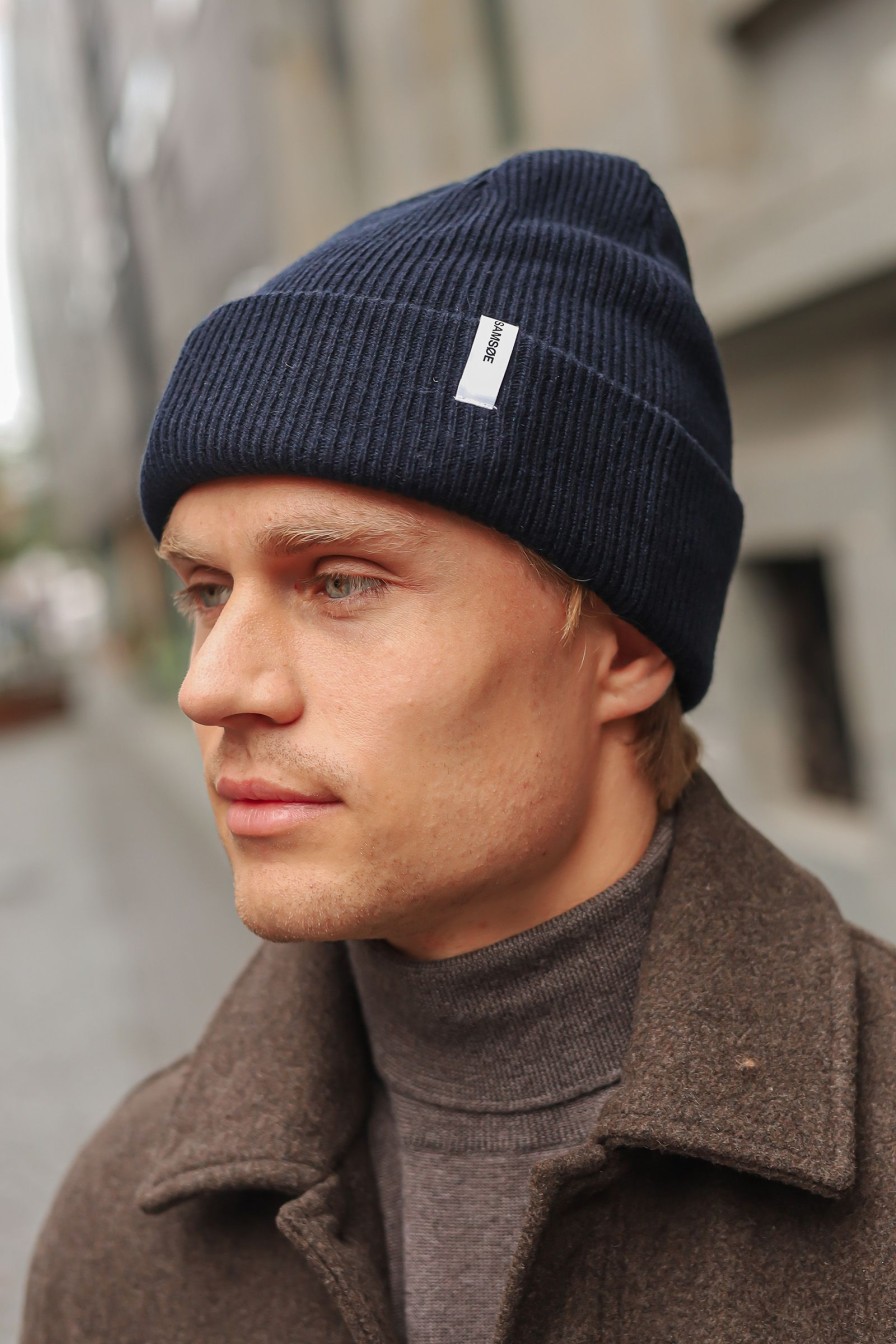 Mann Samsøe Samsøe Luer Og Hatter | The Beanie 2280,Sky Captain