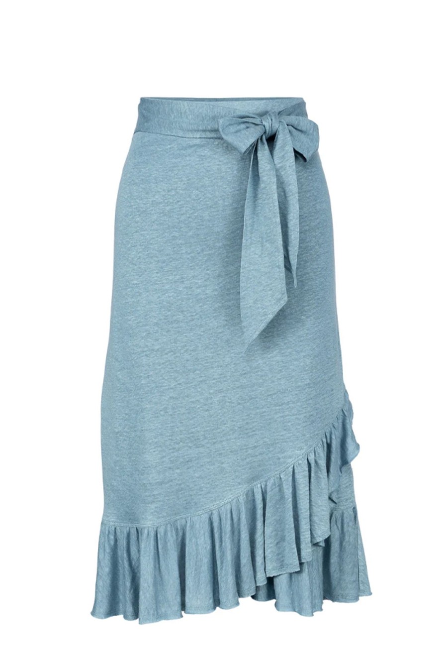 Kvinne Ella&il Skjort | Jae Linen Skirt,Turkis