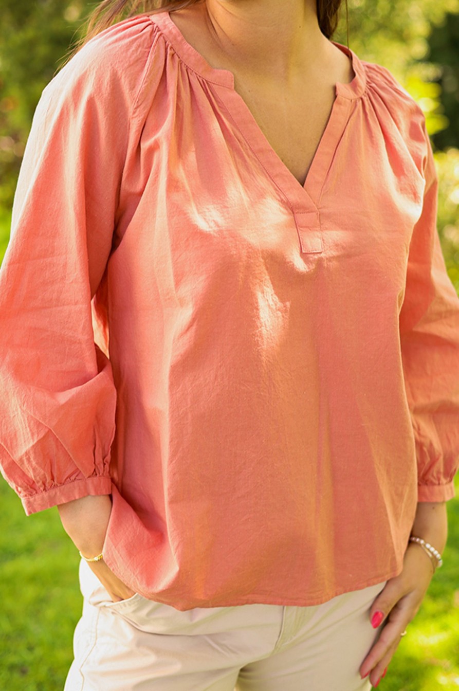 Kvinne Montecristo Bluser | Linen Blouse,Lys Rosa