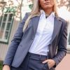 Kvinne Tiger of Sweden Blazere | Mirja S Blazer,Grey Blue